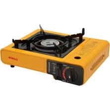 Normadia Portatif Sarı Kamp Ocağı, Hafif ve Pratik, Doğa Dostu, Taşınabilir, Güçlü