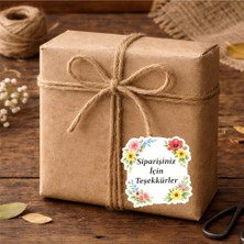 Butik Teşekkürler 22 - Yapışkanlı Etiket Stickers-96 Adet