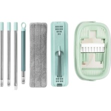 Normadia Yeşil Mikrofiber Flat Tablet Mop Temizlik Için Mükemmel Çözüm