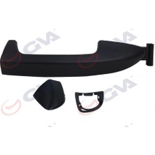 GVA Storozde Diş Kapi Kolu Kapakli Sensör Deliksiz Ön-Arka Sağ Siyah Astarli Passat 06-10