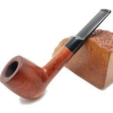 Falconetti 9 Mm Mat Maun Düz Sap Ahşap Pipo Orijinal Ağaç Kullanım Tipiyle Şık Tasarım