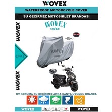 Wovex Honda Dio Motosiklet Brandası Topcase Arka Çanta Uyumlu Branda Örtü