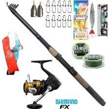 Normadia FX4000 Remixon Sapphire 270CM 10-40GR Tele Spin Olta Takımı Seti