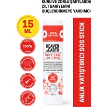 Heaven On Earth First Care Sos Stick 15 ml Doğal ve Organik Yalancı İğde Hızlı Koruma Anlık Yatıştırıcı Bakım Balmı