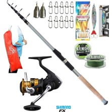 Normadia Remixon Carbo-X 270CM Tele Spin Olta Takımı Seti 60-120G, Hafif ve Dayanıklı