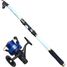 Normadia 3,60M Highline Plus 4000 Mavi Kamış Makine Olta Seti