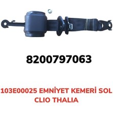 AFT Storozde Emniyet Kemeri Otomatik Sol Clio-Thalia