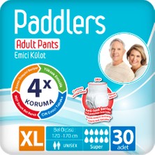 Paddlers Yetişkin Hasta Emici Külot Bez X-Large 30 Adet