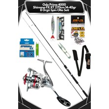 Normadia Hafif ve Güçlü Spin Olta Seti, 270CM, 8 Örgü, 14-40GR, Prime Fx Xt