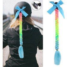 Esranın Dünyası Motosiklet Kaskı Örgülü At Kuyruğu - ACM05 RSPRK34-ESRDNS