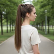 Esranın Dünyası Bağlamalı Düz At Kuyruğu - Kumral RSPRK34-ESRDNS