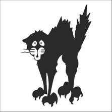 Technopa KEDİ FOLYO STİCKER - 30cm Uzunluk