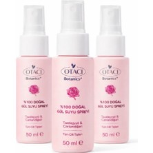 Otacı Naturel Gül Suyu Sprey 3'lü Set x 50 ml