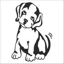 Technopa KÖPEK FOLYO STİCKER - 60cm Uzunluk