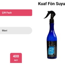 Kuaf Çift Fazlı Fön Suyu Conditioner 400 Ml Mavi Keratin İçeren Etkili Saç Bakım Ürünü