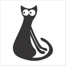 Technopa KEDİ FOLYO STİCKER - 90 cm uzunluk