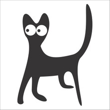 Technopa KEDİ FOLYO STİCKER - 50cm Uzunluk