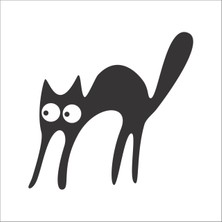 Technopa KEDİ FOLYO STİCKER - 60cm Uzunluk