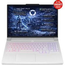Lenovo Legion Pro 7 16IAX10H Intel Core Ultra 9 275HX 32GB 1TB SSD RTX 5070 TI 12GB 16" WQXGA (2560X1600) OLED 240Hz 140W Freedos Taşınabilir Bilgisayar 83F500KFTR