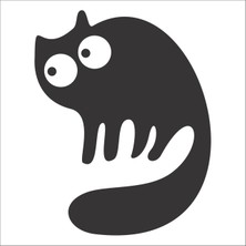 Technopa KEDİ FOLYO STİCKER - 100cm Uzunluk