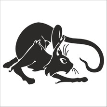 Technopa KEDİ FOLYO STİCKER - 60cm Uzunluk
