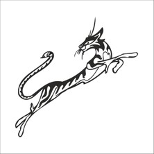 Technopa KEDİ FOLYO STİCKER - 90 cm uzunluk