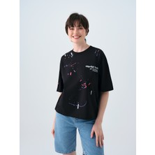 Loft Oversize Kadın Tshirt K.kol