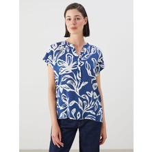 Lc Waikiki Yeni Sezon Kaçık Yaka Çiçekli Bluz