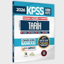 Karakutu Yayınları 2026 Fullkpss Lisans-Önlisans-Ortaöğretim Tarihin Kara Kutusu Ösym Çıkmış Soru Bankası Son 15 Yıl