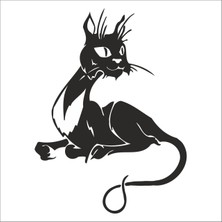 Technopa KEDİ FOLYO STİCKER - 20cm uzunluk