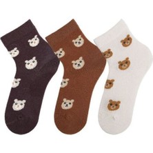 Bross Serpme Ayıcık Desenli 3lü Soket ONL-02716