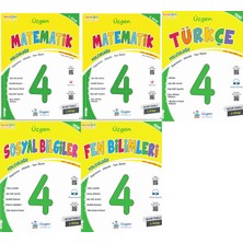 Üçgen Yayınları Üçgen 2025 4. Sınıf Beceri Temelli Türkçe + Matematik 2 Kitap + Sosyal + Fen Yolculuğu Seti 5 Kitap
