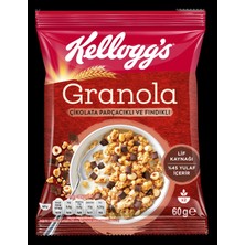 Kellogg's Çikolata Parçacıklı&fındıklı Granola 60 g,%44 Yulaf Içerir,lif Kaynağı