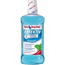 One Drop Only Classic 500 ml Alkolsüz Ağız Gargarası Uzun Süreli Ferah Nefes ve Antibakteriyel Etki