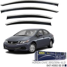 Niken Storozde Kromlu Cam Rüzgarliği Honda Civic 2012-2016 4lü