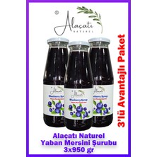 Alaçatı Naturel Yaban Mersini Şurubu 950 gr 3 Adet