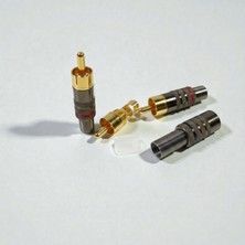 Hq Speed Hqspeed Yüksek Kaliteli Rca Erkek Lehimli Konnektör