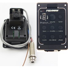 Fishman 201 Presys Blend Ekolayzer Modeli ile Nikel Jack Yuvası ve Dahili Tuner Özellikleri