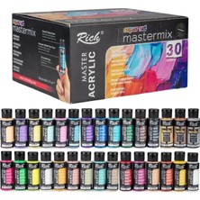 Rich Mastermix Akrilik Boya 60 cc Süper Set 30 Renk (19847)