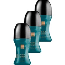 Avon Black Suede Secret Erkek Rollon 50 Ml. Üçlü Set