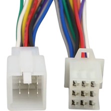Motorobit 2.8mm 9-Pin Otomotiv Elektrik Kablo Seti