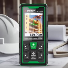 SNDWAY SW-150GQ Yeşil Lazerli 150 Metre Kameralı Lazermetre | Şarjlı ve IP68 Korumalı
