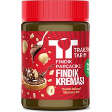 Trabzon Tarım Fındık Parçacıklı Fındık Kreması (%33 Fındık)  320G
