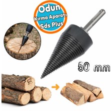 Nzb 50 mm Sds Plus Uyumlu Odun Kırma Aparatı Matkap Aparatı Dayanıklı Çelik Odun Parçalayıcı