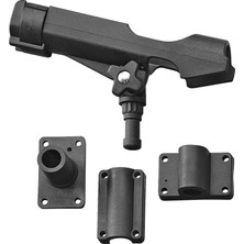 Fladen 1233 Bot Kamış Tutucu 4 Parça Siyah Renkli Plastik Malzemeden