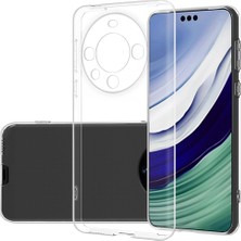 Kvy Huawei Mate 60 Pro Kamera Korumalı Süper Silikon Kılıf