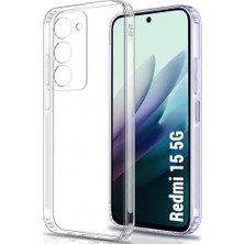 Kvy Xiaomi Redmi 15 Kamera Korumalı Süper Silikon Kılıf
