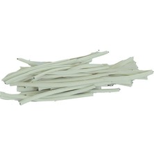 Zemira Bağlama Teli Tel Klips Pvc Kaplamalı Beyaz 100 gr Takribi 100 1 Paket