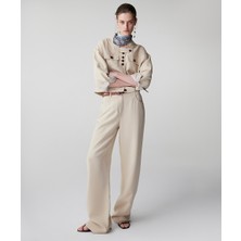 İpekyol Kemerli Straight Fit Pantolon IS1260003145003