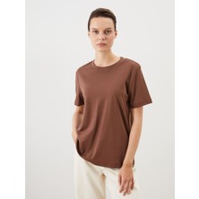 Lc Waikiki Yeni Sezon Bisiklet Yaka Kadın Tişört